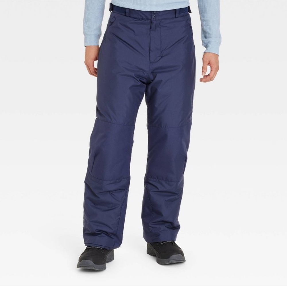 Men's All in Motion Snow Pants - Navy Blue